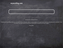 Tablet Screenshot of mycarsblog.com